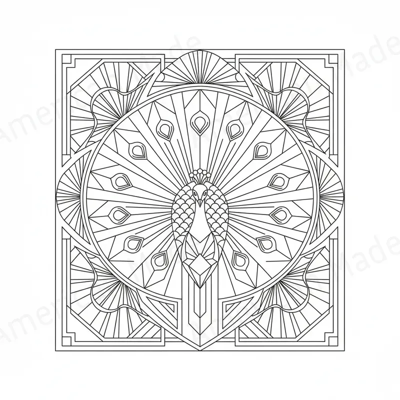 Elite Line Art Coloring Pages