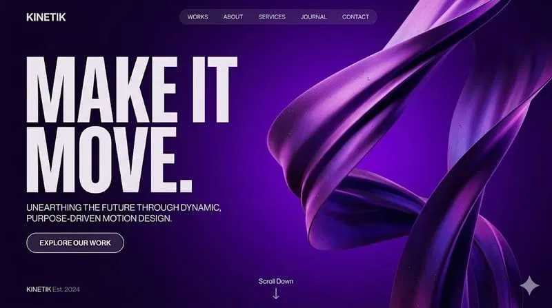 3D Website Hero Section Mockups Pro