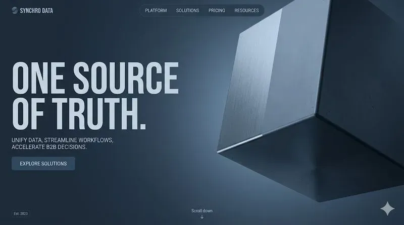 3D Website Hero Section Mockups Pro