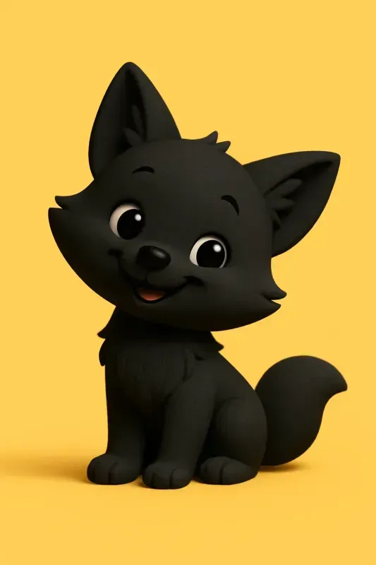 Cute 3D Cartoon Characters