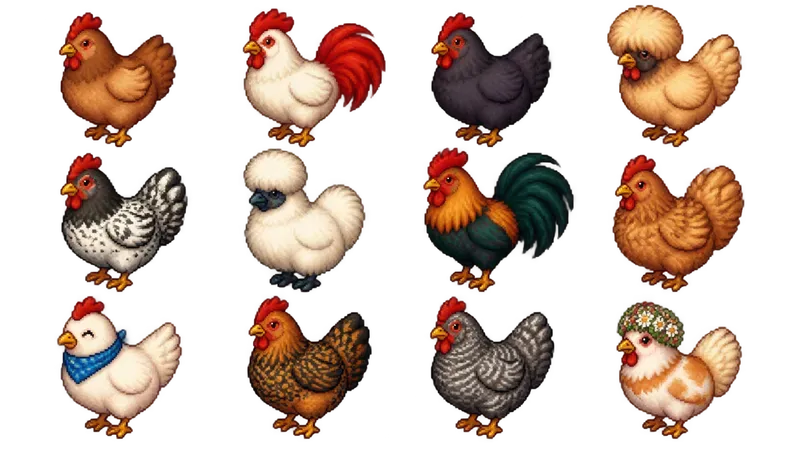 Cozy 16bit Animal Sprite Sheets