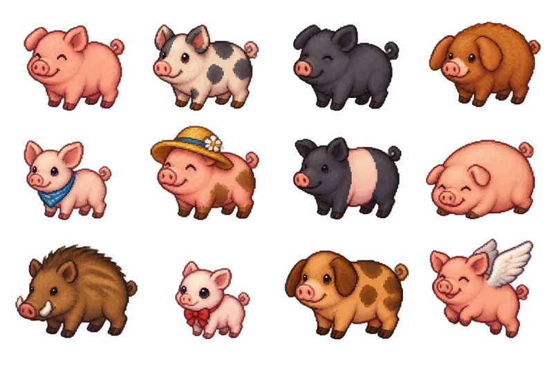 Cozy 16bit Animal Sprite Sheets
