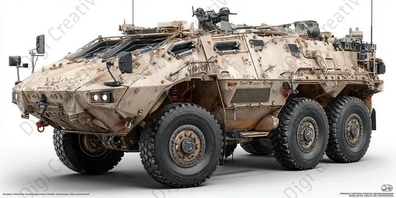 Photorealistic Technical Vehicle Photos