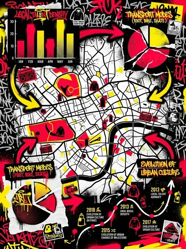 Urban Street Art Infographics