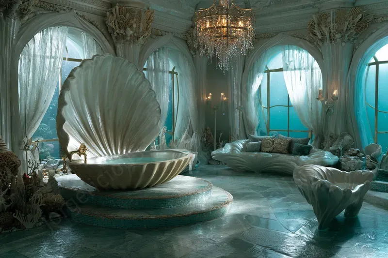 Merfolk Palace Interiors