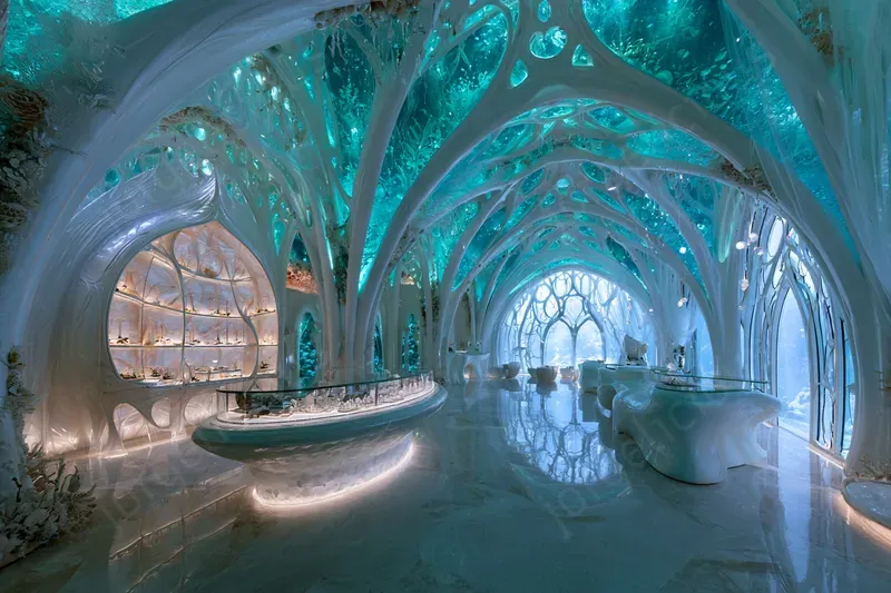 Merfolk Palace Interiors