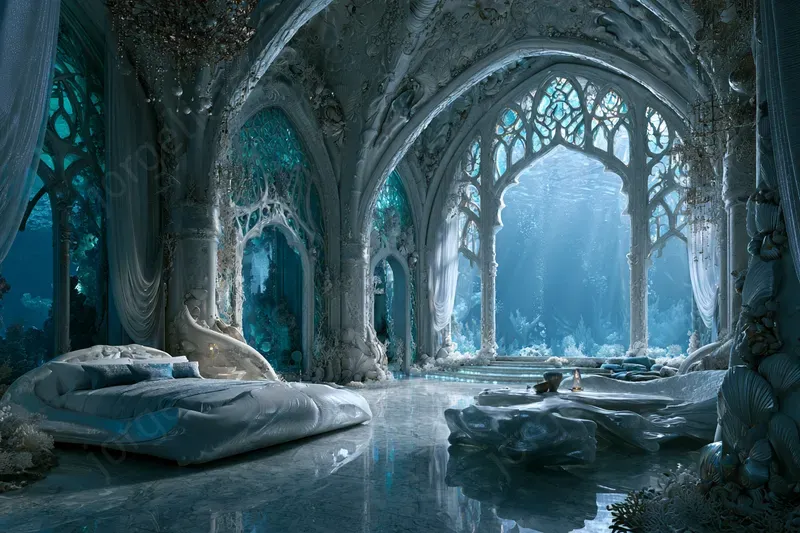 Merfolk Palace Interiors