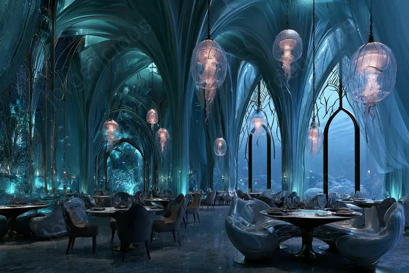 Merfolk Palace Interiors