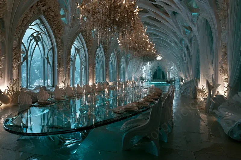 Merfolk Palace Interiors