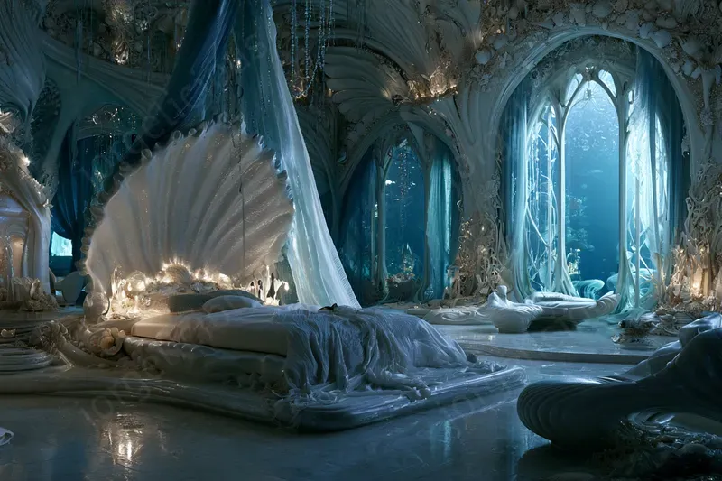 Merfolk Palace Interiors