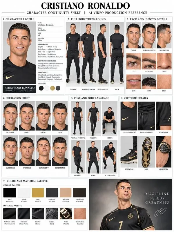 Character Continuity Sheet Pro