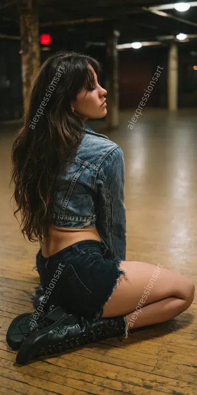 Vertical Cinematic Girls Photography