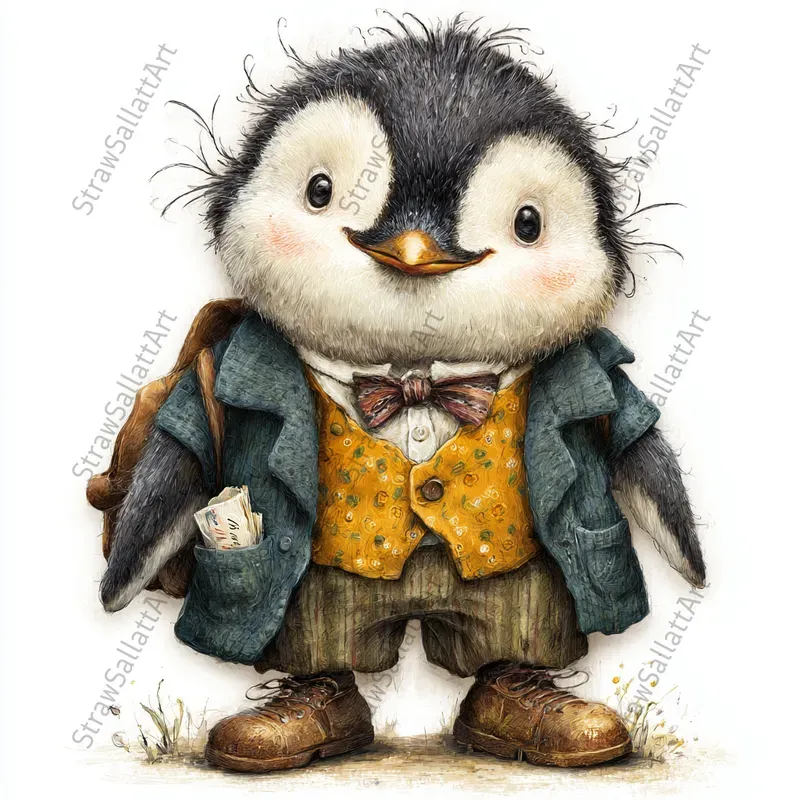 Storybook Vintage Animal Cliparts