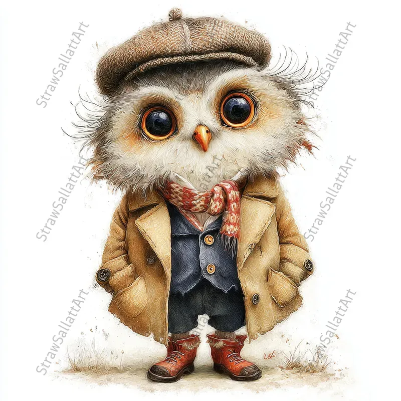 Storybook Vintage Animal Cliparts