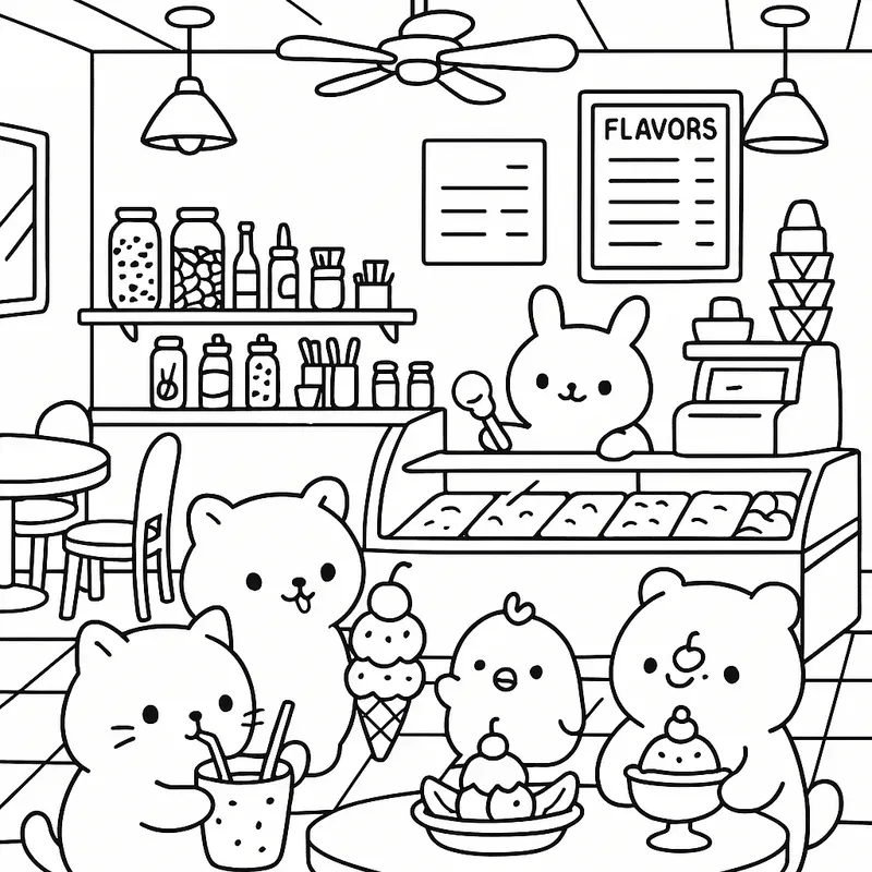 Little Cuddles Coloring Book Pages
