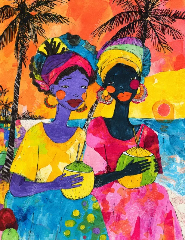 Bold Contemporary African Illustrations