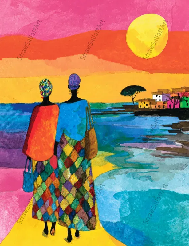 Bold Contemporary African Illustrations