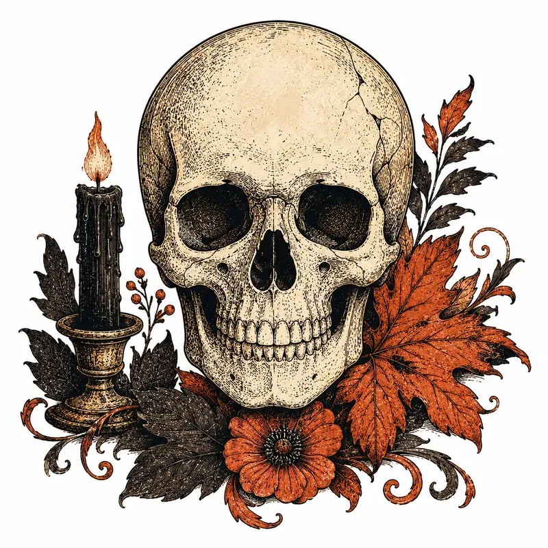 Retro Halloween Classic Illustrations