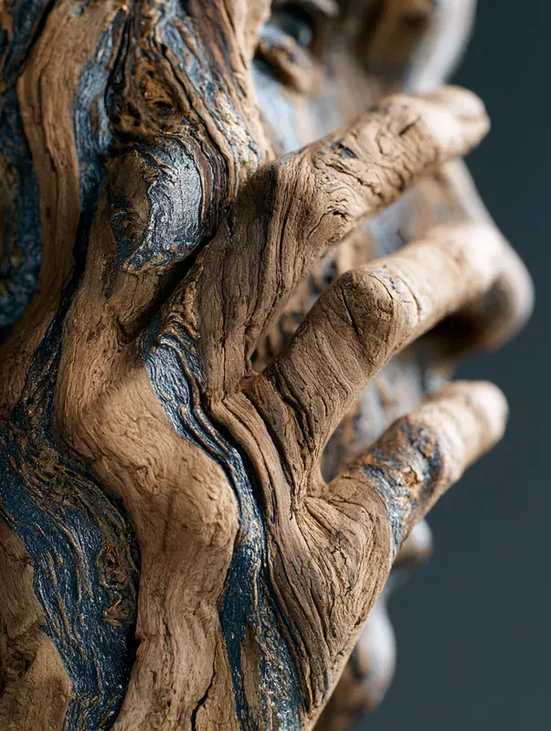 Walnut Chrome Macro Surreal Art