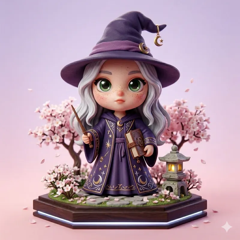3D Chibi Collectible Figure Portraits