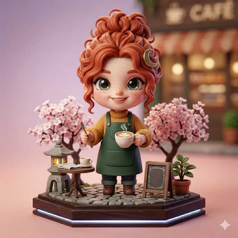 3D Chibi Collectible Figure Portraits