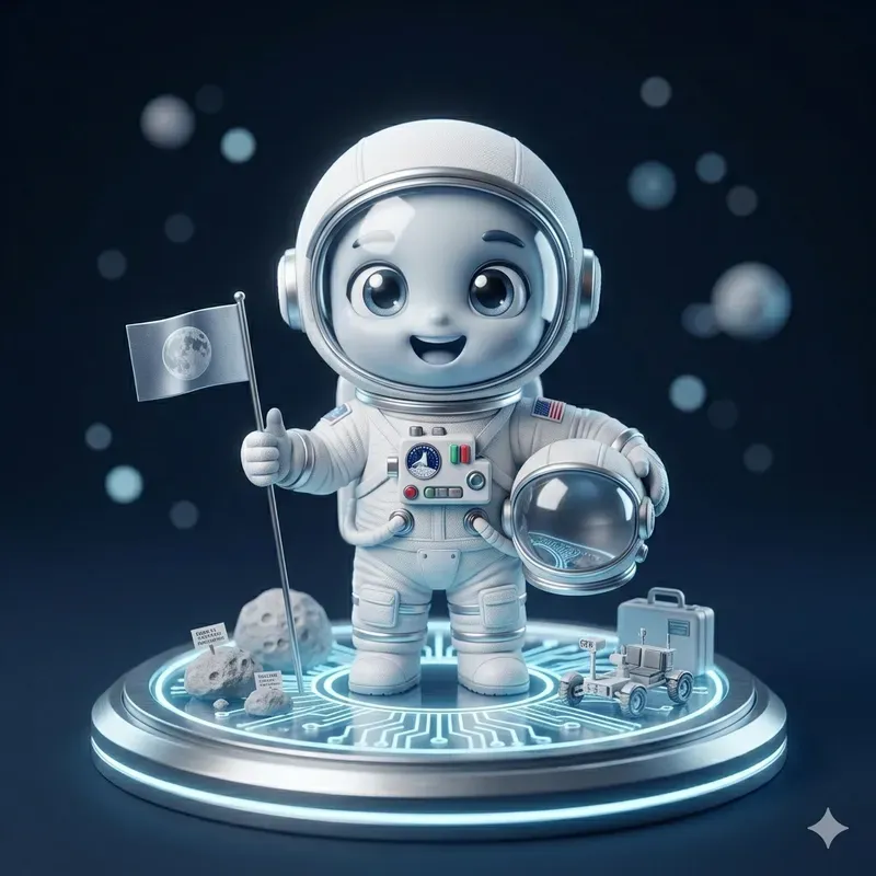 3D Chibi Collectible Figure Portraits