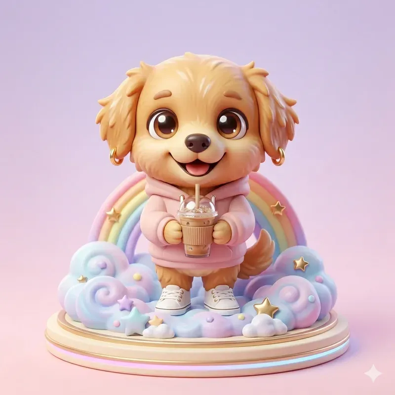 3D Chibi Collectible Figure Portraits