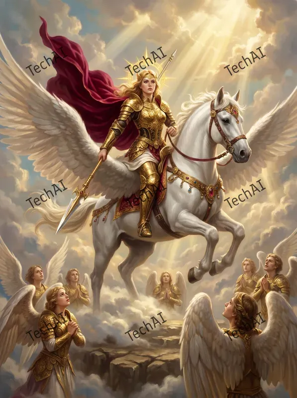 Epic Baroque Celestial Gold Art