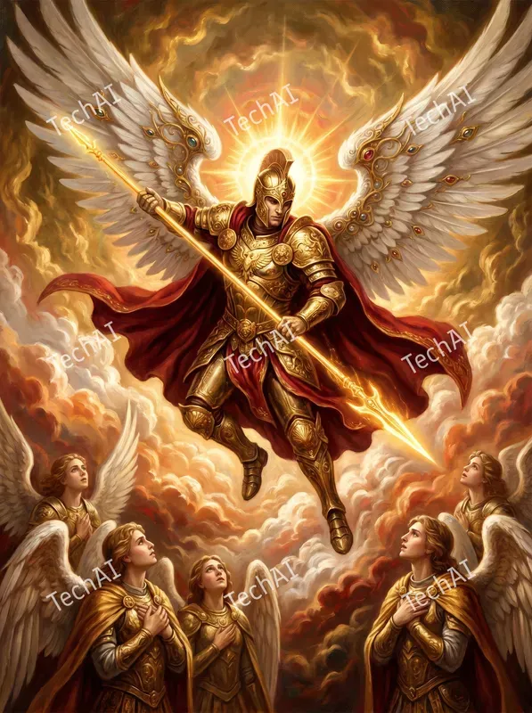 Epic Baroque Celestial Gold Art