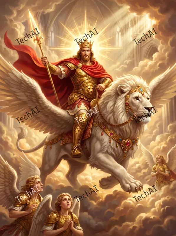 Epic Baroque Celestial Gold Art