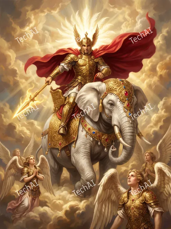 Epic Baroque Celestial Gold Art