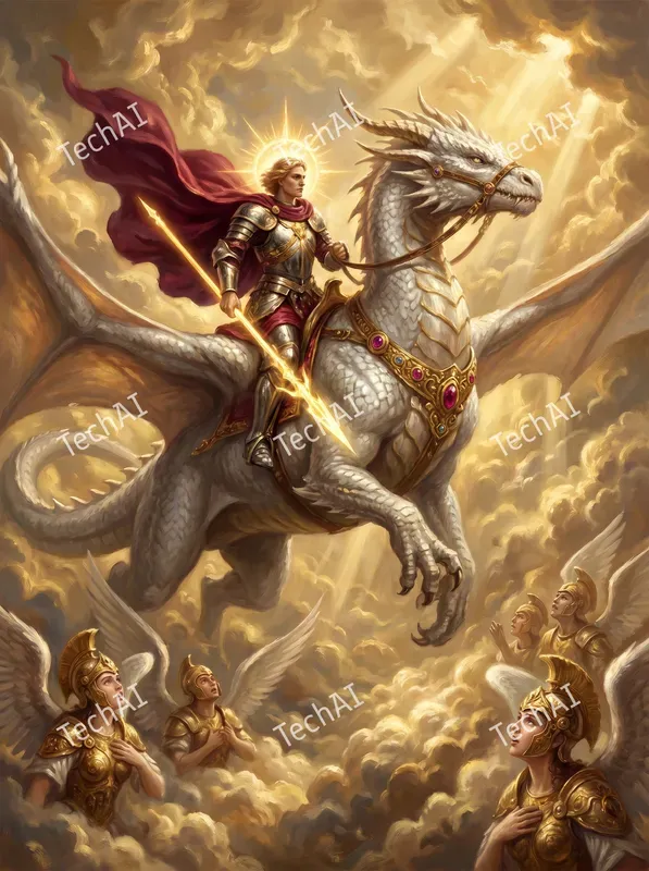 Epic Baroque Celestial Gold Art