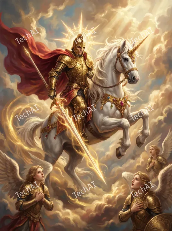 Epic Baroque Celestial Gold Art