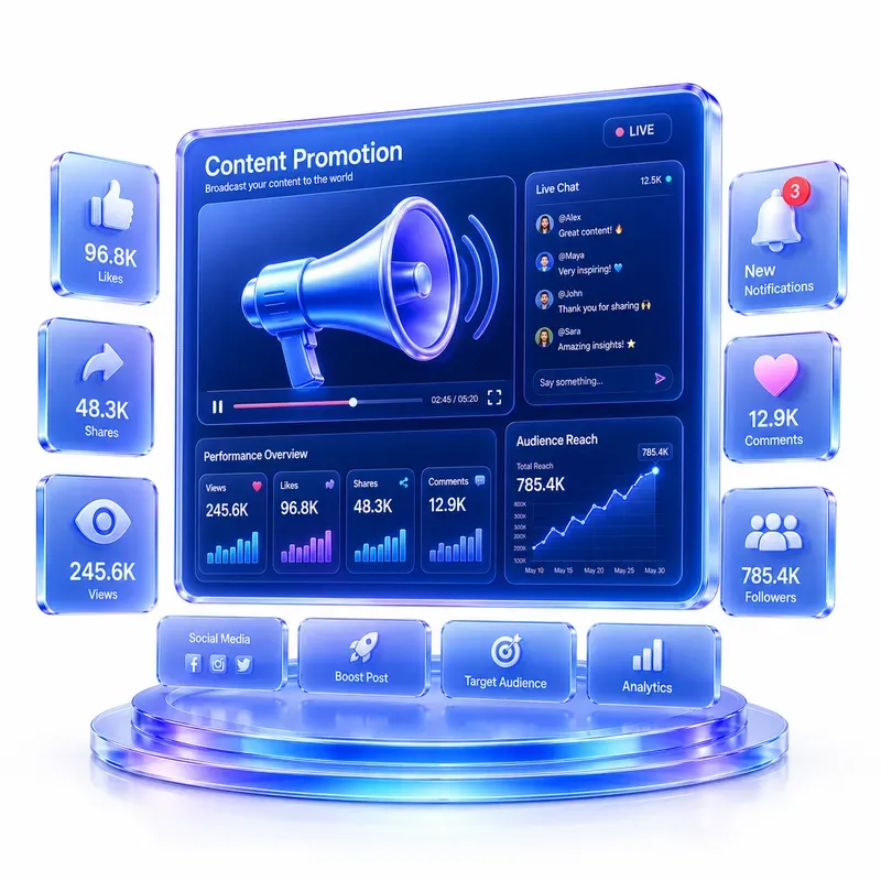 Premium 3D Ads Marketing Icons Sets