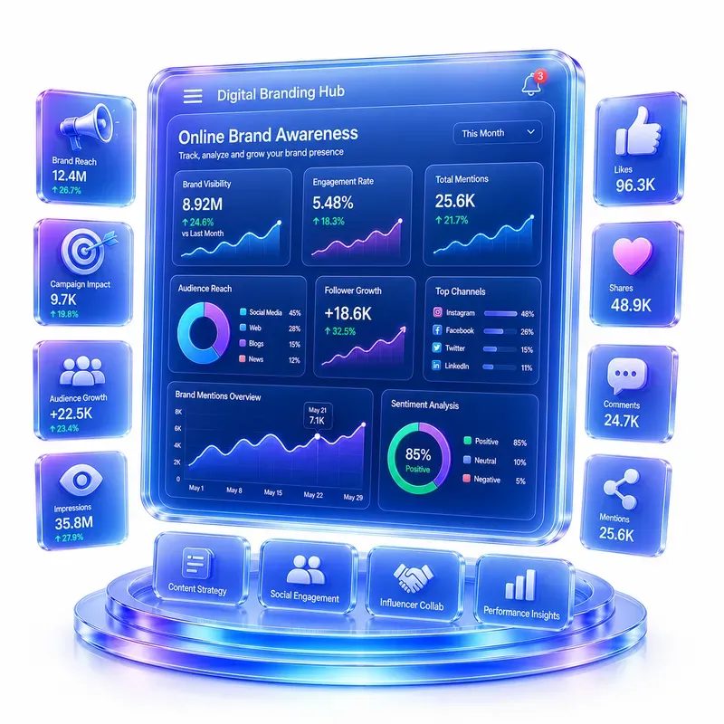Premium 3D Ads Marketing Icons Sets