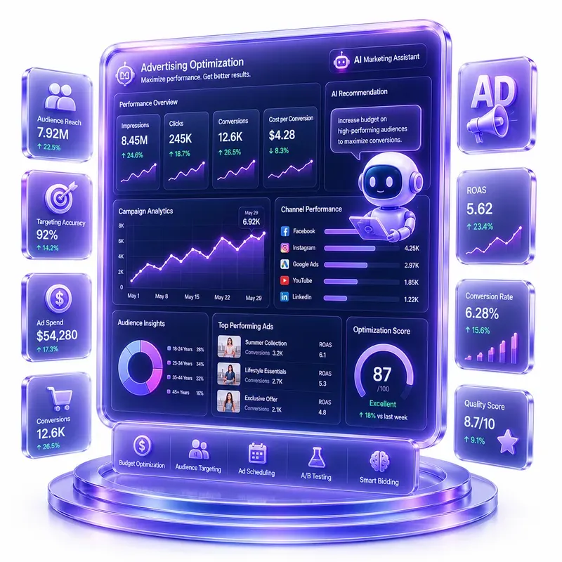 Premium 3D Ads Marketing Icons Sets