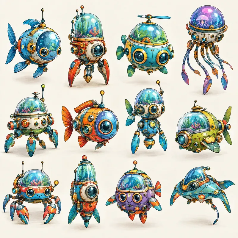 Whimsical Character Color Parades