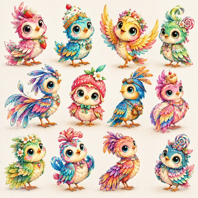 Whimsical Character Color Parades