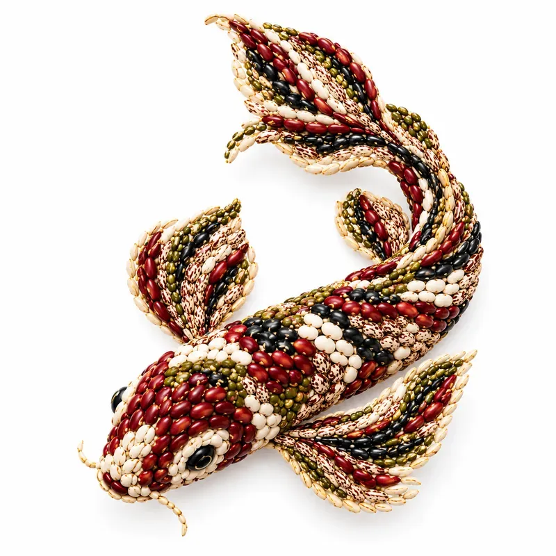 Natural Seed Mosaic Portrait Collections