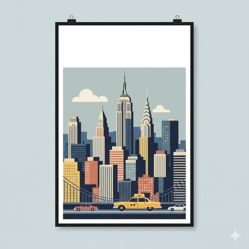 Minimalist Vintage Travel Poster Packs