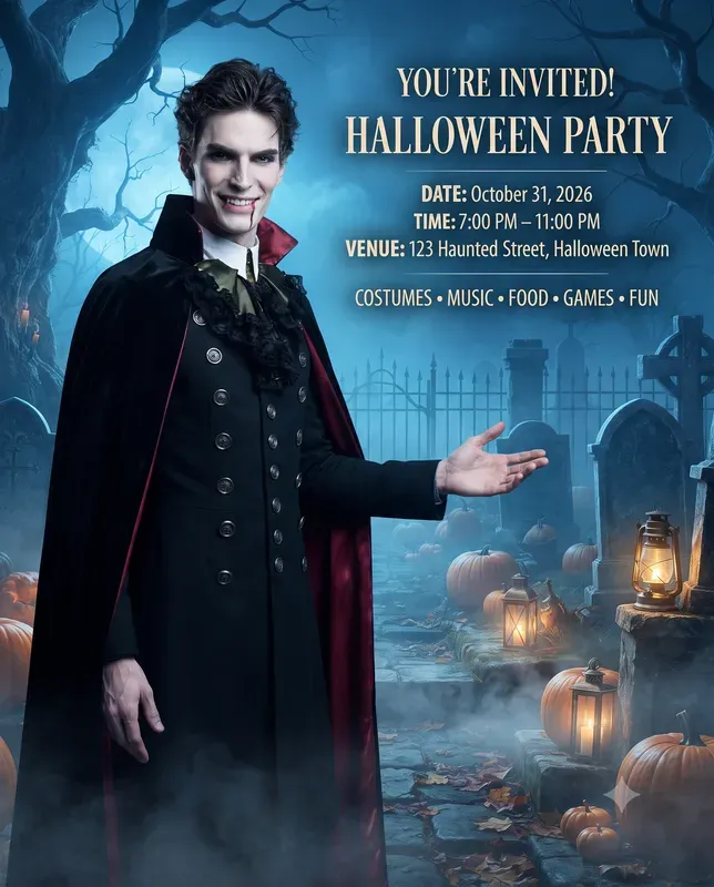 Halloween Party Invitations