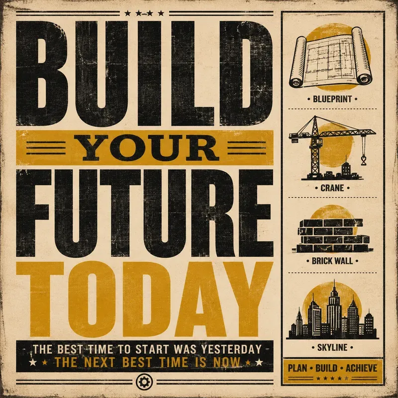 Vintage Motivational Quote Posters