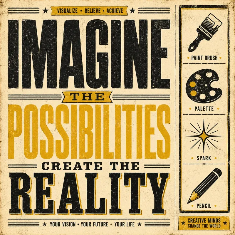 Vintage Motivational Quote Posters
