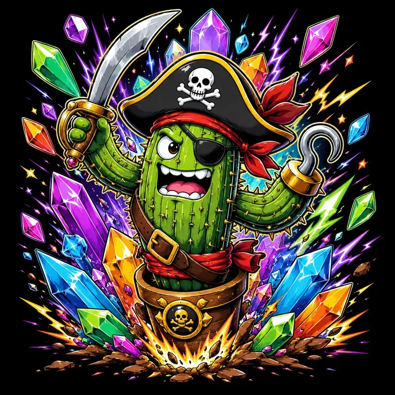 Bold Cartoon Tee Graphics