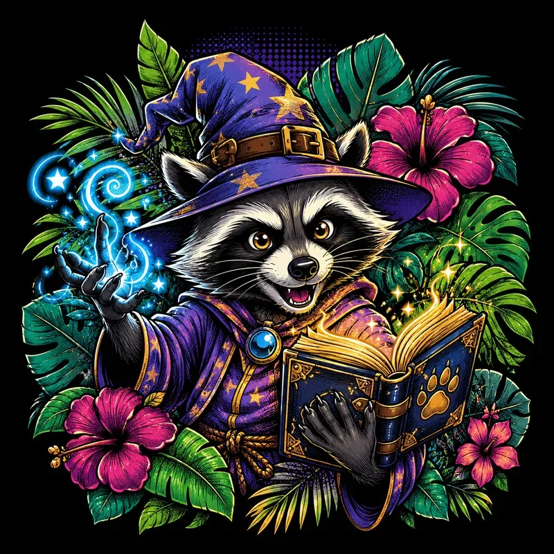 Bold Cartoon Tee Graphics