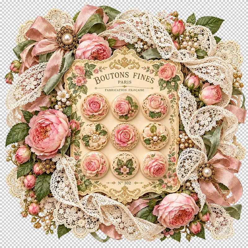 Shabby Chic Vintage Ephemera Assets