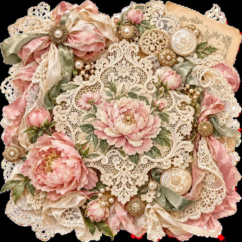 Shabby Chic Vintage Ephemera Assets