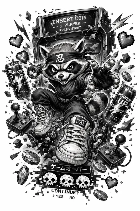Retro Arcade Tattoo Packs