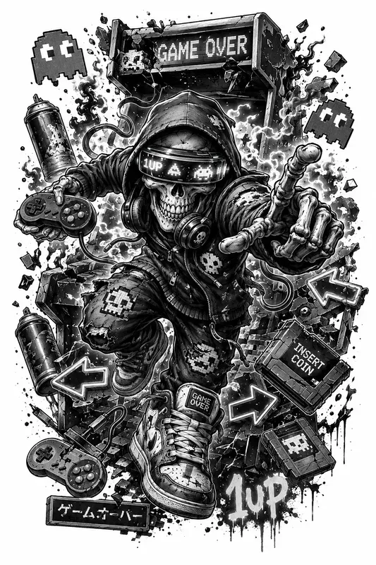 Retro Arcade Tattoo Packs