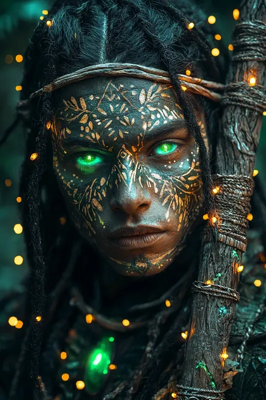 Forest Druid Nature Magic Fantasy Art